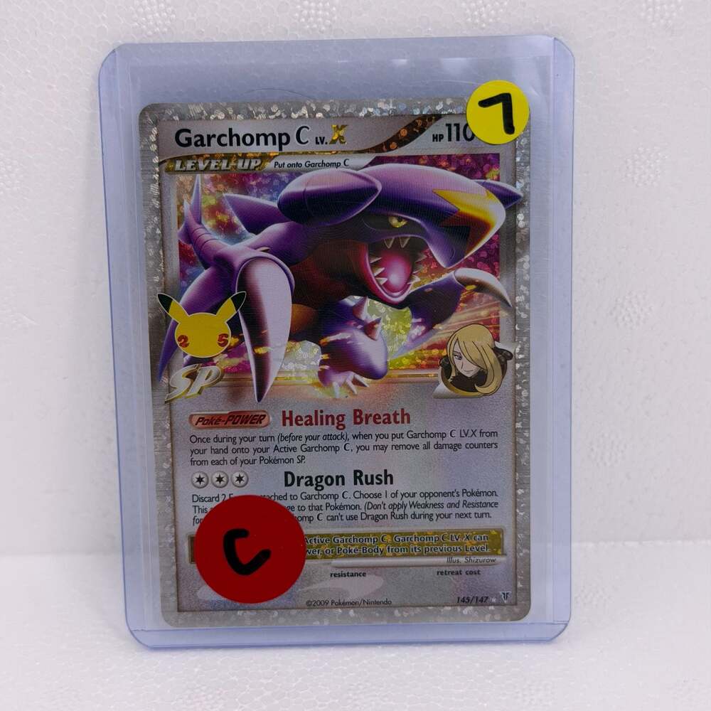 Garchomp C LV.X 145/147 Celebrations 25th Anniversary Ultra Rare Pokemon Card